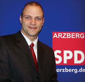 Der neue Vorsitzende der SPD Arzberg Stefan Klaubert